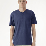 American Apparel - Unisex Relaxed-Fit Henley T-Shirt