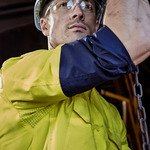  Mens Rugged Cooling Hi Vis Long Sleeve Shirt